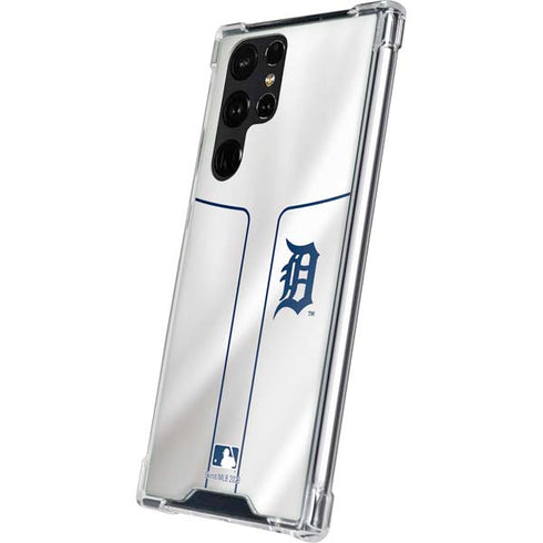 MLB Detroit Tigers Home Jersey Galaxy S23 Ultra Clear Case
