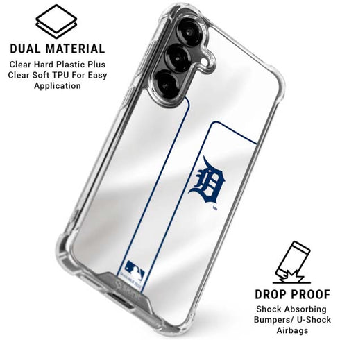 MLB Detroit Tigers Home Jersey Galaxy S26 Clear Case