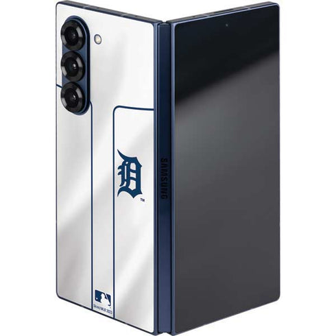 MLB Detroit Tigers Home Jersey Galaxy Z Fold6 Skin