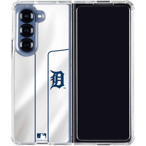 MLB Detroit Tigers Home Jersey Galaxy Z Fold7 Clear Case