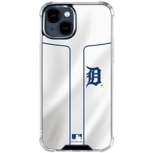 MLB Detroit Tigers Home Jersey iPhone 15 Clear Case
