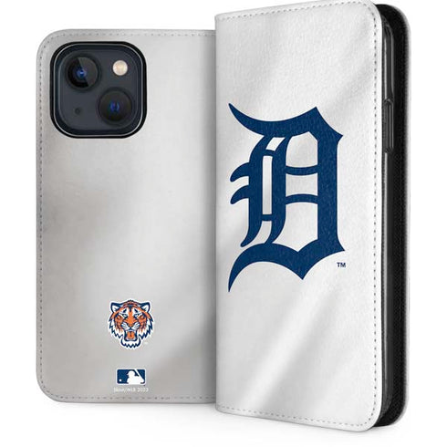 MLB Detroit Tigers Home Jersey iPhone 15 Folio Case