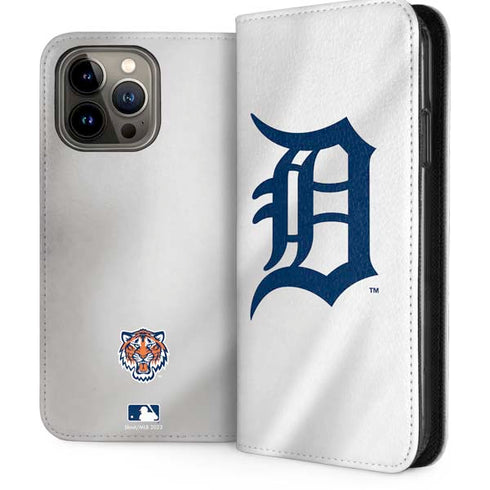 MLB Detroit Tigers Home Jersey iPhone 15 Pro Max Folio Case