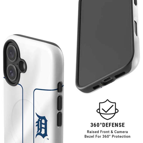 MLB Detroit Tigers Home Jersey iPhone 16 Magsafe Impact Case