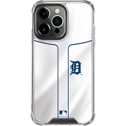 MLB Detroit Tigers Home Jersey iPhone 16 Pro Clear Case