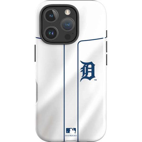 MLB Detroit Tigers Home Jersey iPhone 16 Pro Impact Case