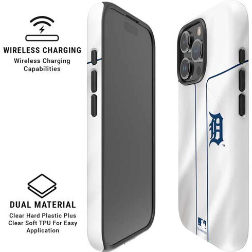 MLB Detroit Tigers Home Jersey iPhone 16 Pro Max Magsafe Impact Case