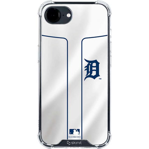 MLB Detroit Tigers Home Jersey iPhone 16e Clear Case