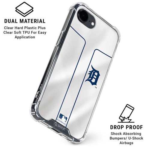 MLB Detroit Tigers Home Jersey iPhone 16e Clear Case