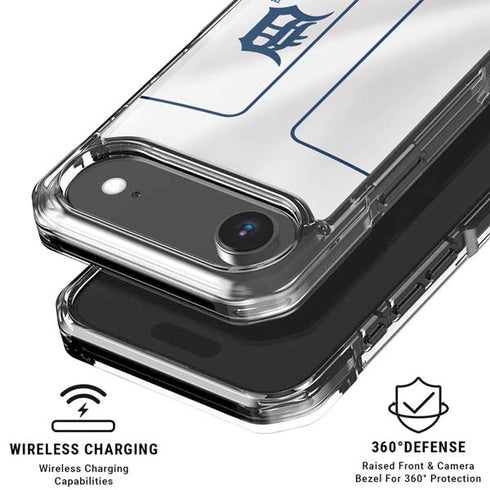 MLB Detroit Tigers Home Jersey iPhone 17 Air Clear Case