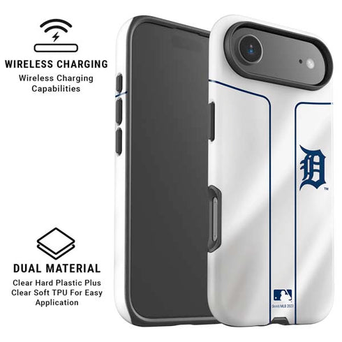 MLB Detroit Tigers Home Jersey iPhone 17 Air Magsafe Impact Case