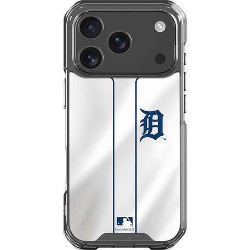 MLB Detroit Tigers Home Jersey iPhone 17 Pro Clear Case