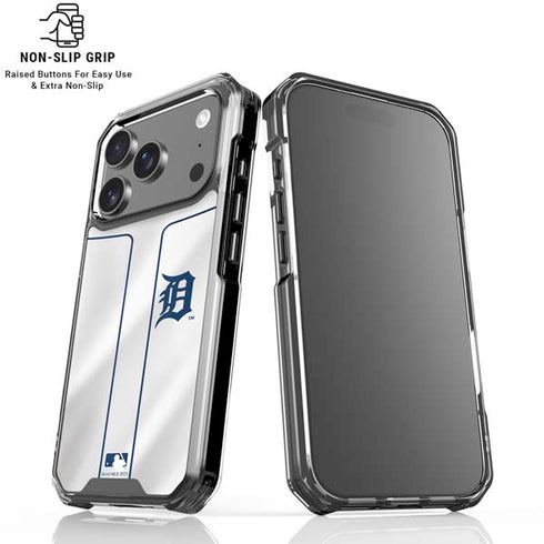 MLB Detroit Tigers Home Jersey iPhone 17 Pro Clear Case