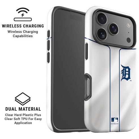 MLB Detroit Tigers Home Jersey iPhone 17 Pro Magsafe Impact Case