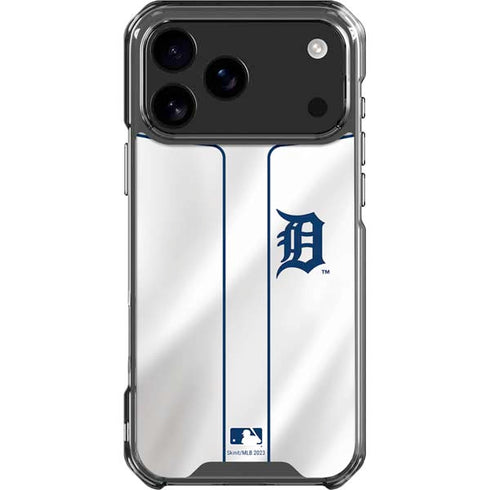 MLB Detroit Tigers Home Jersey iPhone 17 Pro Max Clear Case