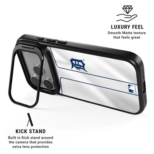 MLB Detroit Tigers Home Jersey iPhone 17 Pro Max Kickstand Case