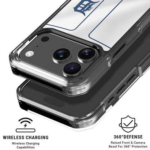 MLB Detroit Tigers Home Jersey iPhone 18 Pro Clear Case