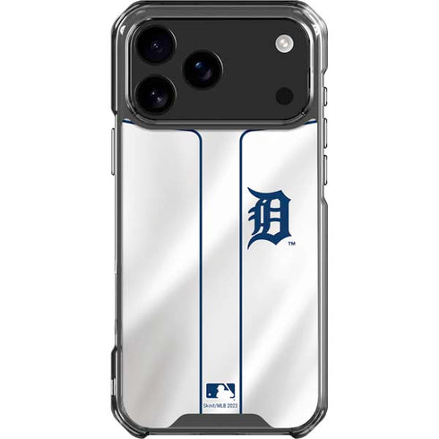 MLB Detroit Tigers Home Jersey iPhone 18 Pro Max Clear Case