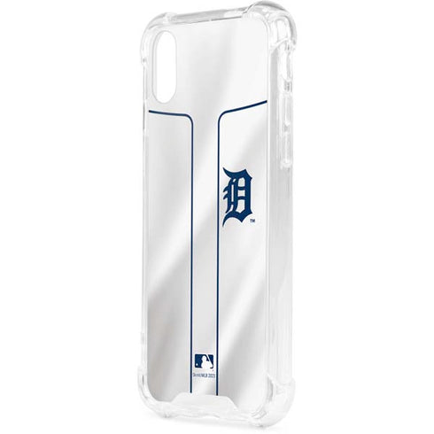 MLB Detroit Tigers Home Jersey iPhone XS Clear Case