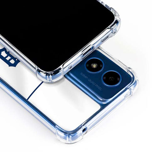 MLB Detroit Tigers Home Jersey Moto G 5G (2024) Clear Case
