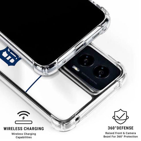 MLB Detroit Tigers Home Jersey Moto G Power 5G (2024) Clear Case