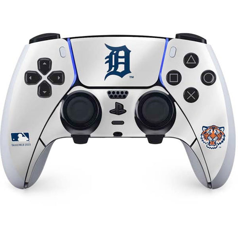 MLB Detroit Tigers Home Jersey PS5 DualSense Edge Pro Controller Skin