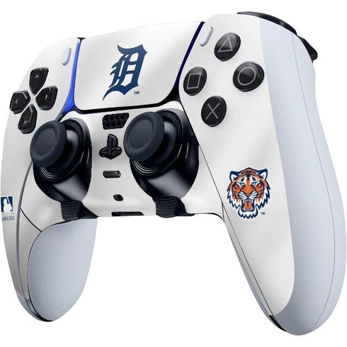 MLB Detroit Tigers Home Jersey PS5 DualSense Edge Pro Controller Skin