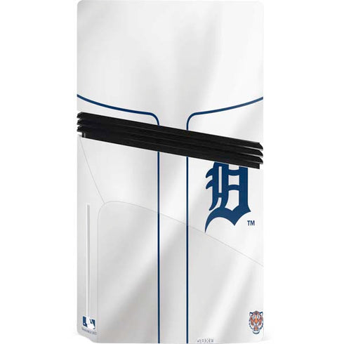 MLB Detroit Tigers Home Jersey PS5 Pro Disk Console Skin