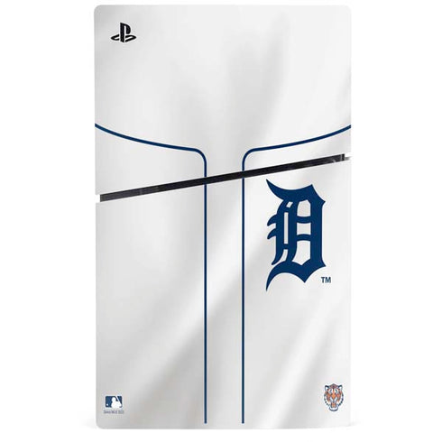 MLB Detroit Tigers Home Jersey PS5 Slim Digital Edition Console Skin