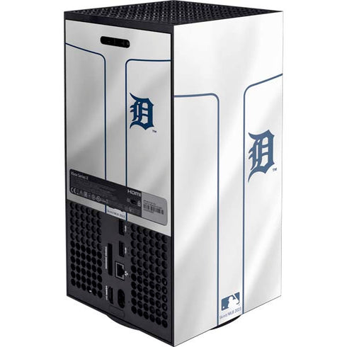 MLB Detroit Tigers Home Jersey XBox Series X Digital Edition Console Skin
