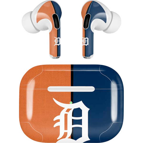 MLB Detroit Tigers Split AirPods Pro 2nd Gen Skin