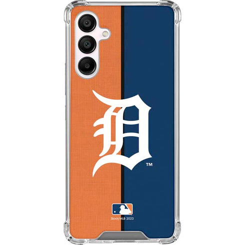 MLB Detroit Tigers Split Galaxy A16 5G Clear Case