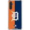 MLB Detroit Tigers Split Galaxy A17 Clear Case