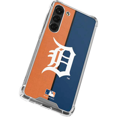 MLB Detroit Tigers Split Galaxy S24 FE Clear Case
