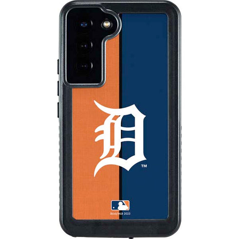 MLB Detroit Tigers Split Galaxy S24 Plus Waterproof Case