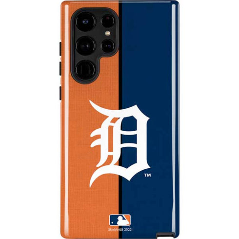 MLB Detroit Tigers Split Galaxy S25 Ultra Impact Case