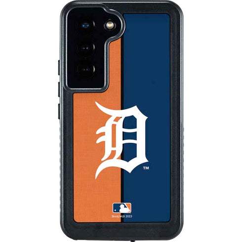 MLB Detroit Tigers Split Galaxy S24 Waterproof Case