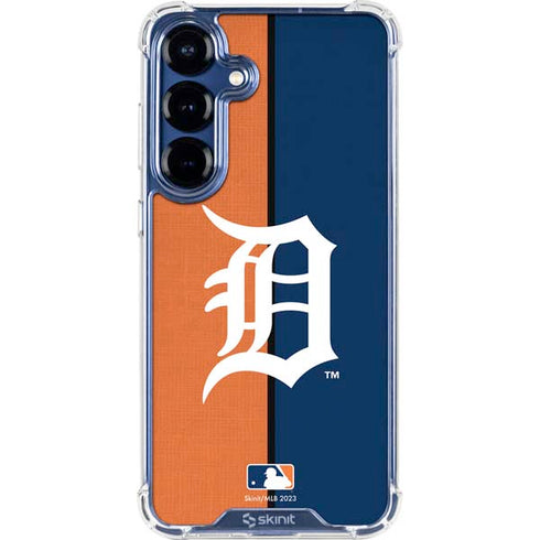 MLB Detroit Tigers Split Galaxy S25 Clear Case
