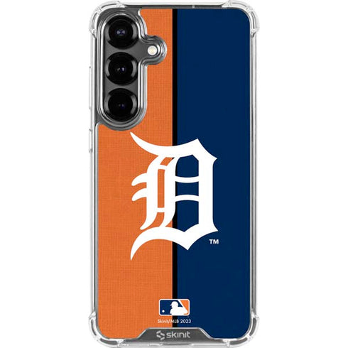 MLB Detroit Tigers Split Galaxy S26 Clear Case