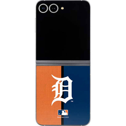 MLB Detroit Tigers Split Galaxy Z Flip6 Skin