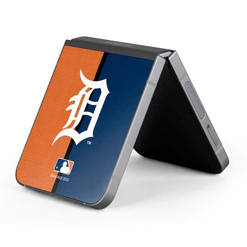 MLB Detroit Tigers Split Galaxy Z Flip6 Skin