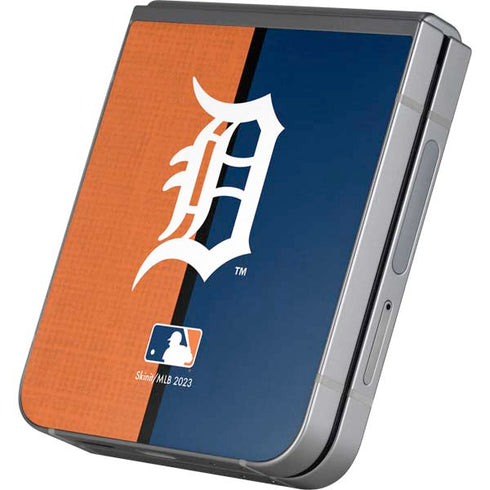 MLB Detroit Tigers Split Galaxy Z Flip6 Skin