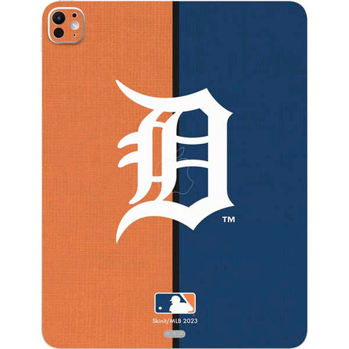 MLB Detroit Tigers Split iPad Pro 13in M4 (2024) Skin