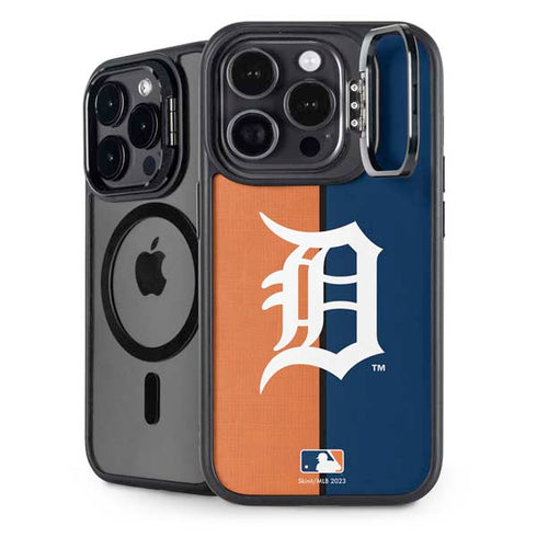 MLB Detroit Tigers Split iPhone 14 Pro Kickstand Case