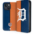 MLB Detroit Tigers Split iPhone 15 Plus Folio Case