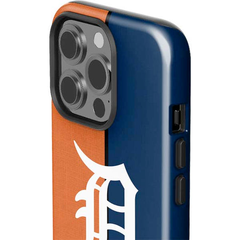 MLB Detroit Tigers Split iPhone 15 Pro Impact Case