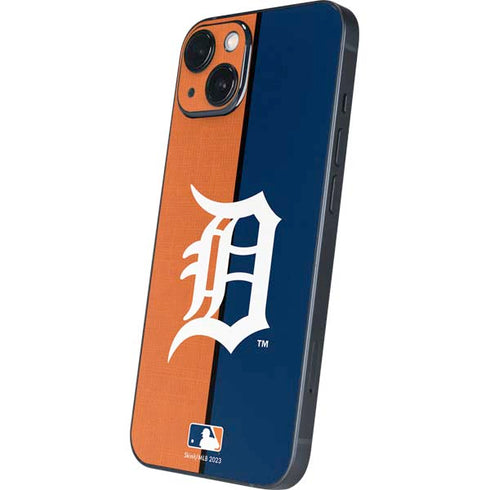 MLB Detroit Tigers Split iPhone 15 Skin