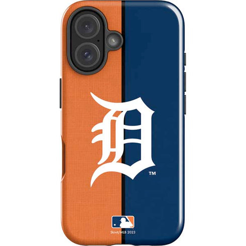 MLB Detroit Tigers Split iPhone 16 Plus Impact Case