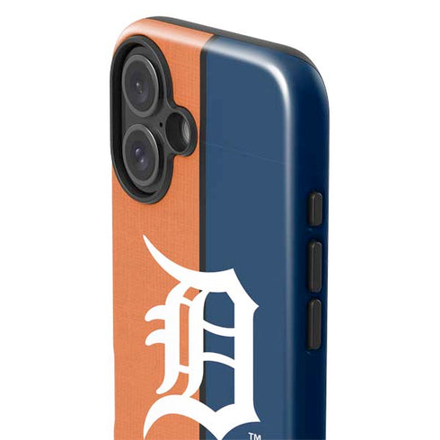 MLB Detroit Tigers Split iPhone 16 Plus Impact Case