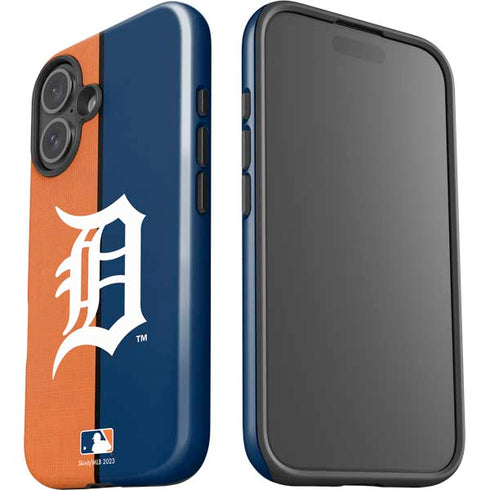 MLB Detroit Tigers Split iPhone 16 Plus Impact Case